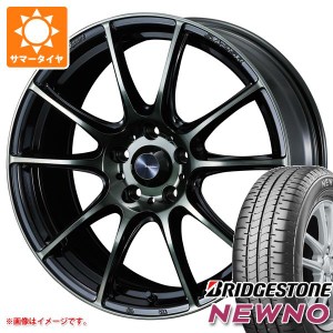 サマータイヤ 185/55R15 82V ブリヂストン ニューノ ウェッズスポーツ SA-25R 6.0-15 タイヤホイール4本セット