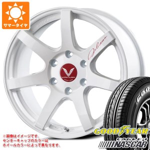 ハイエース 200系用 サマータイヤ グッドイヤー イーグル ＃1 ナスカー 215/60R17C 109/107R ホワイトレター ギブソン カミュラ 7.0-17 