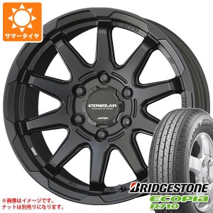 ハイエース 200系用 サマータイヤ ブリヂストン エコピア R710 195/80R15 107/105N サーキュラー C10X 6.0-15 タイヤホイール4本セット