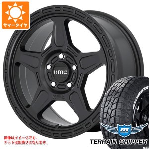 ジープ ラングラー JK/JL系用 サマータイヤ モンスタ テレーングリッパー 265/70R17 115T ホワイトレター KMC KM721 アルパイン タイヤホ