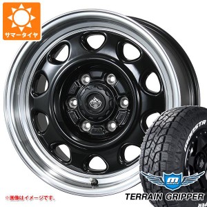 5本セット FJクルーザー 10系用 サマータイヤ モンスタ テレーングリッパー 265/70R17 115T ホワイトレター ランドフット SWZ 8.0-17 タ