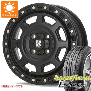 サマータイヤ 165/55R14 72V グッドイヤー イーグル LS2000 ハイブリッド2 MLJ エクストリームJ XJ07 4.5-14 タイヤホイール4本セット