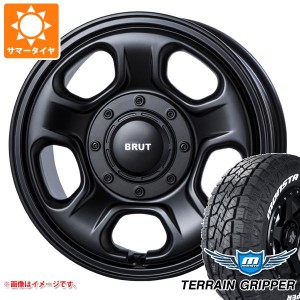 FJクルーザー 10系用 サマータイヤ モンスタ テレーングリッパー 265/70R17 115T ホワイトレター ブルート BR-33 8.0-17 タイヤホイール4