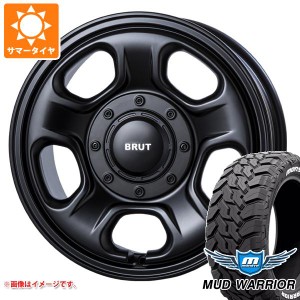 FJクルーザー 10系用 サマータイヤ モンスタ マッドウォーリアー LT265/70R17 121/118Q ホワイトレター ブルート BR-33 8.0-17 タイヤホ