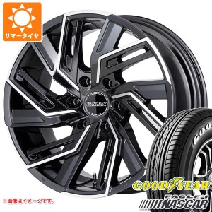 ハイエース 200系用 サマータイヤ グッドイヤー イーグル ＃1 ナスカー 215/60R17C 109/107R ホワイトレター エセックス EW 6.5-17 タイ