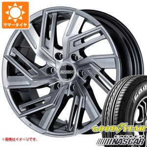 ハイエース 200系用 サマータイヤ グッドイヤー イーグル ＃1 ナスカー 215/60R17C 109/107R ホワイトレター エセックス EW 6.5-17 タイ