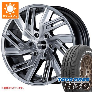 ハイエース 200系用 サマータイヤ トーヨー H30 215/60R17 C 109/107R ホワイトレター エセックス EW 6.5-17 タイヤホイール4本セット