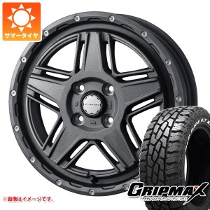 キャリイ DA16T用 サマータイヤ グリップマックス マッドレイジ R/T MAX 165/65R14 79S ブラックレター マッドヴァンス07 4.5-14 タイヤ