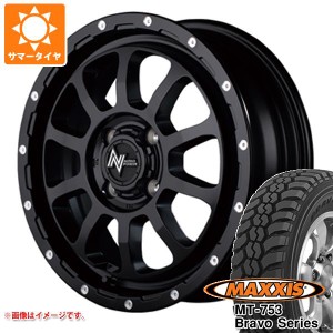 ハスラー用 サマータイヤ マキシス MT-753 ブラボーシリーズ 185R14C 102/100Q 8PR ブラックサイドウォール ナイトロパワー M10 パーシン