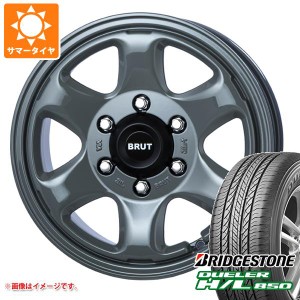 ハイエース 200系用 サマータイヤ ブリヂストン デューラー H/L850 215/70R16 100H ブルート BR-44 6.5-16 タイヤホイール4本セット