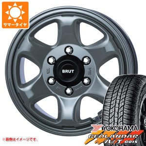 ハイエース 200系用 サマータイヤ 2024年製 ヨコハマ ジオランダー A/T G015 215/70R16 100H ブラックレター ブルート BR-44 6.5-16 タイ