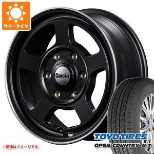 ハイエース 200系用 サマータイヤ トーヨー オープンカントリー U/T 215/70R16 100H ガルシア シカゴ5 6.5-16 タイヤホイール4本セット