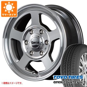 ハイエース 200系用 サマータイヤ トーヨー オープンカントリー U/T 215/70R16 100H ガルシア シカゴ5 6.5-16 タイヤホイール4本セット