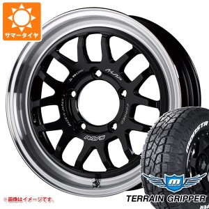 ジムニー用 サマータイヤ モンスタ テレーングリッパー 175/80R16 91S ホワイトレター レイズ エーラップ 07X 5.5-16 タイヤホイール4本