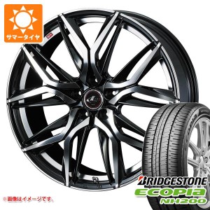 サマータイヤ 215/60R16 95H ブリヂストン エコピア NH200 レオニス LM 6.5-16 タイヤホイール4本セット