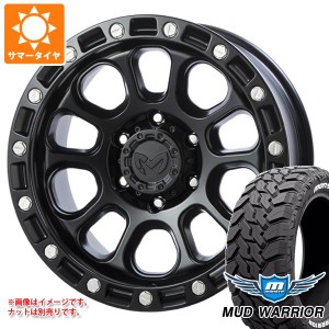 FJクルーザー 10系用 サマータイヤ モンスタ マッドウォーリアー LT265/70R17 121/118Q ホワイトレター MKW M204 8.0-17 タイヤホイール4