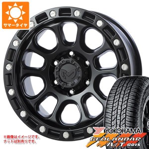 ランドクルーザー プラド 150系用 サマータイヤ ヨコハマ ジオランダー A/T G015 265/65R17 112H ブラックレター MKW M204 8.0-17 タイヤ