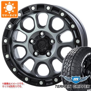 ジープ ラングラー JK/JL系用 サマータイヤ モンスタ テレーングリッパー LT285/70R17 121/118R ホワイトレター MKW M204 タイヤホイール