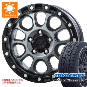 ジープ ラングラー JK/JL系用 サマータイヤ トーヨー オープンカントリー A/T3 LT285/70R17 116/113Q ホワイトレター MKW M204 タイヤホ