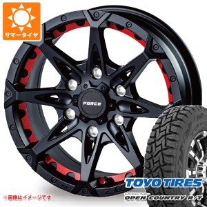 ハイエース 200系用 サマータイヤ トーヨー オープンカントリー R/T 215/70R16 100Q ブラックレター フォース デナリ 6.5-16 タイヤホイ