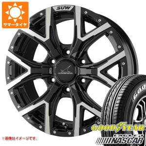 ハイエース 200系用 サマータイヤ グッドイヤー イーグル ＃1 ナスカー 215/60R17C 109/107R ホワイトレター クライメイト フォルテ 6.5-