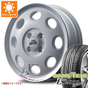 サマータイヤ 155/55R14 69V グッドイヤー イーグル LS2000 ハイブリッド2 ニクキューモッシュ マネキ 4.5-14 タイヤホイール4本セット