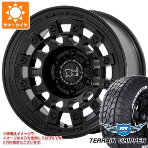 FJクルーザー 10系用 サマータイヤ モンスタ テレーングリッパー 265/70R17 115T ホワイトレター ブラックライノ フジ 8.0-17 タイヤホイ