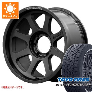 ランドクルーザー プラド 150系用 サマータイヤ トーヨー オープンカントリー A/T3 265/65R18 114H ホワイトレター レイズ デイトナ D108