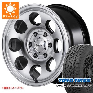 ハイエース 200系用 サマータイヤ トーヨー オープンカントリー A/T3 215/70R16 100T ガルシア パーム8 6.5-16 タイヤホイール4本セット