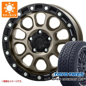 ジープ ラングラー JK/JL系用 サマータイヤ トーヨー オープンカントリー A/T3 LT285/70R17 116/113Q ホワイトレター MKW M204 タイヤホ