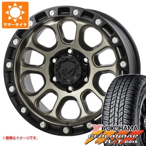 ランドクルーザー プラド 150系用 サマータイヤ ヨコハマ ジオランダー A/T G015 265/65R17 112H ブラックレター MKW M204 8.0-17 タイヤ