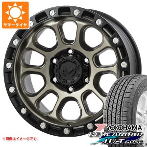 ランドクルーザー プラド 150系用 サマータイヤ ヨコハマ ジオランダー H/T G056 265/65R17 112H ブラックレター MKW M204 8.0-17 タイヤ