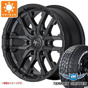 FJクルーザー 10系用 サマータイヤ モンスタ テレーングリッパー 265/70R17 115T ホワイトレター ナイトロパワー M26 クロスファング 8.0