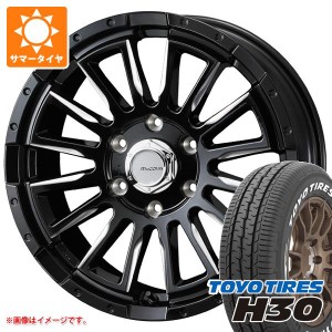 ハイエース 200系用 サマータイヤ トーヨー H30 225/50R18 C 107/105R ホワイトレター マッコイズ RV5 7.0-18 タイヤホイール4本セット