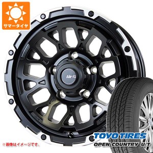 ジムニーシエラ JB74W用 サマータイヤ トーヨー オープンカントリー U/T 215/70R16 100H エアージー ロックス 6.0-16 タイヤホイール4本