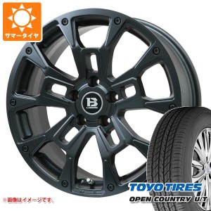 デリカD:5用 サマータイヤ トーヨー オープンカントリー U/T 215/70R16 100H Bラグナス BRD 6.5-16 タイヤホイール4本セット