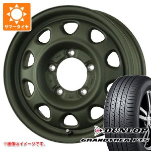 ジムニー用 サマータイヤ ダンロップ グラントレック PT5 175/80R16 91S ランドフット SWZ 5.5-16 タイヤホイール4本セット