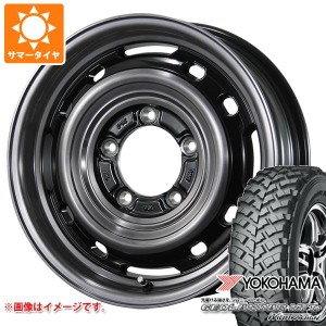 ジムニー用 サマータイヤ ヨコハマ ジオランダー M/T+ G001J 195R16C 104/102Q ランドフット XFG 5.5-16 タイヤホイール4本セット