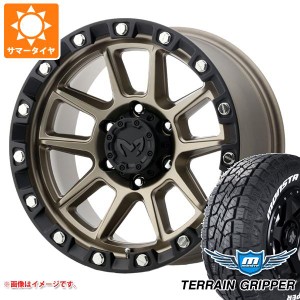 FJクルーザー 10系用 サマータイヤ モンスタ テレーングリッパー LT285/70R17 121/118R ホワイトレター MKW M205 8.5-17 タイヤホイール4