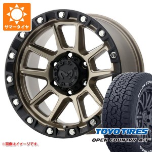 FJクルーザー 10系用 サマータイヤ トーヨー オープンカントリー A/T3 265/70R17 115T ホワイトレター MKW M205 8.5-17 タイヤホイール4