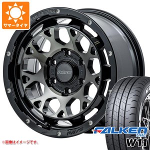 ハイエース 200系用 2024年製 サマータイヤ ファルケン W11 215/65R16C 109/107N ホワイトレター レイズ デイトナ M9+ 6.5-16 タイヤホイ