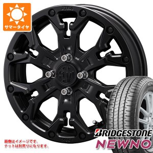 サマータイヤ 155/55R14 69V ブリヂストン ニューノ クリムソン MG ゴーレム ジュニア 4.5-14 タイヤホイール4本セット