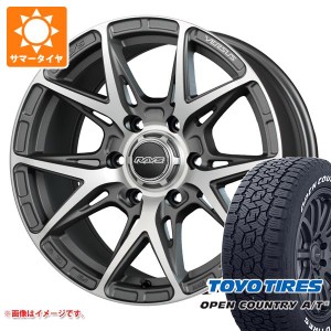 5本セット FJクルーザー 10系用 サマータイヤ トーヨー オープンカントリー A/T3 LT285/70R17 116/113Q ホワイトレター レイズ ベルサス 