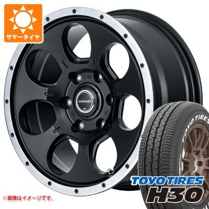 ハイエース 200系用 サマータイヤ トーヨー H30 215/65R16 C 109/107R ホワイトレター ロードマックス WO-7 6.5-16 タイヤホイール4本セ