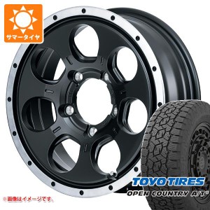 ジムニー用 サマータイヤ トーヨー オープンカントリー A/T3 175/80R16 91S ブラックレター ロードマックス WO-7 5.5-16 タイヤホイール4