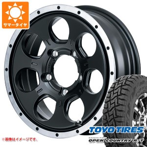 ジムニー用 2024年製 サマータイヤ トーヨー オープンカントリー R/T 185/85R16 105/103N LT ホワイトレター ロードマックス WO-7 5.5-16