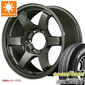 ハイエース 200系用 2024年製 サマータイヤ グッドイヤー イーグル ＃1 ナスカー 215/65R16C 109/107R ホワイトレター レイズ グラムライ