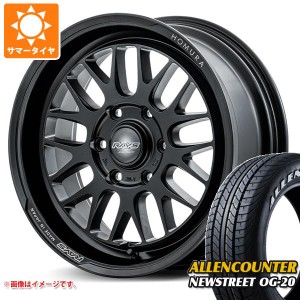 ハイエース 200系用 サマータイヤ オーレンカウンター ニューストリート OG-20 215/60R17C 109/107T ホワイトレター レイズ ホムラ 2x9L-