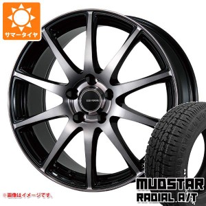 サマータイヤ 165/60R15 77S マッドスター ラジアル A/T ホワイトレター エコフォルム CRS23 4.5-15 タイヤホイール4本セット