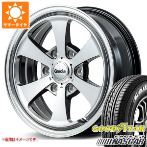 ハイエース 200系用 サマータイヤ グッドイヤー イーグル ＃1 ナスカー 215/60R17C 109/107R ホワイトレター ガルシア ダラス6 6.5-17 タ